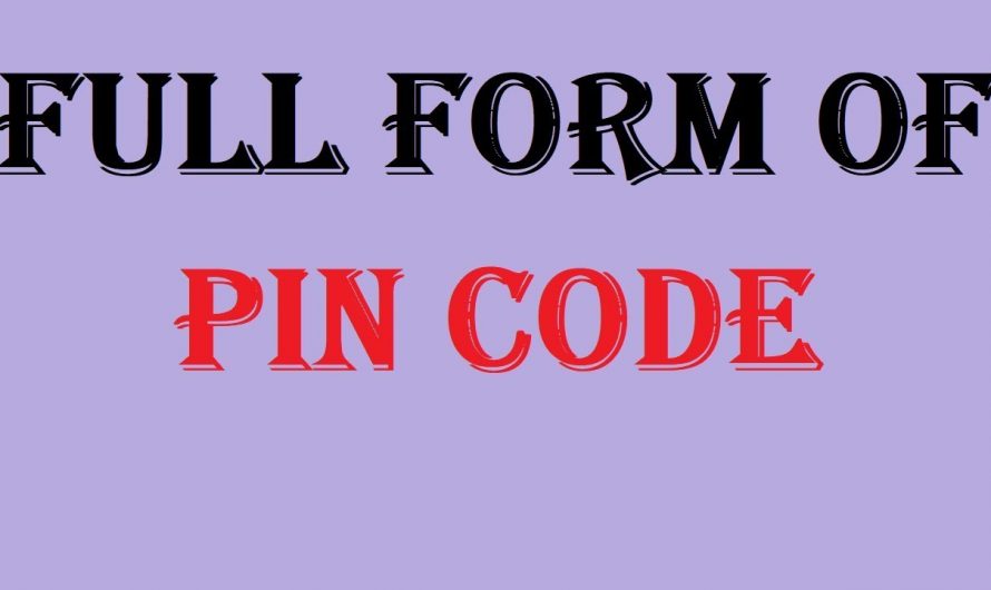 What Is PIN CODE Full Form? PIN CODE Stands For?
