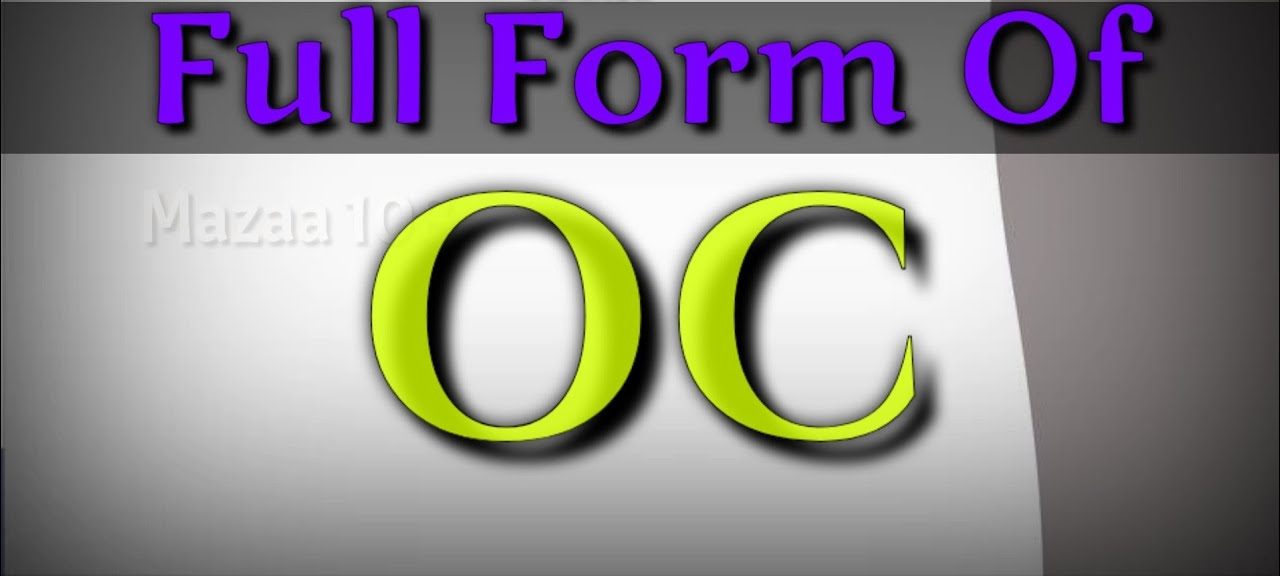 OC full form in Caste